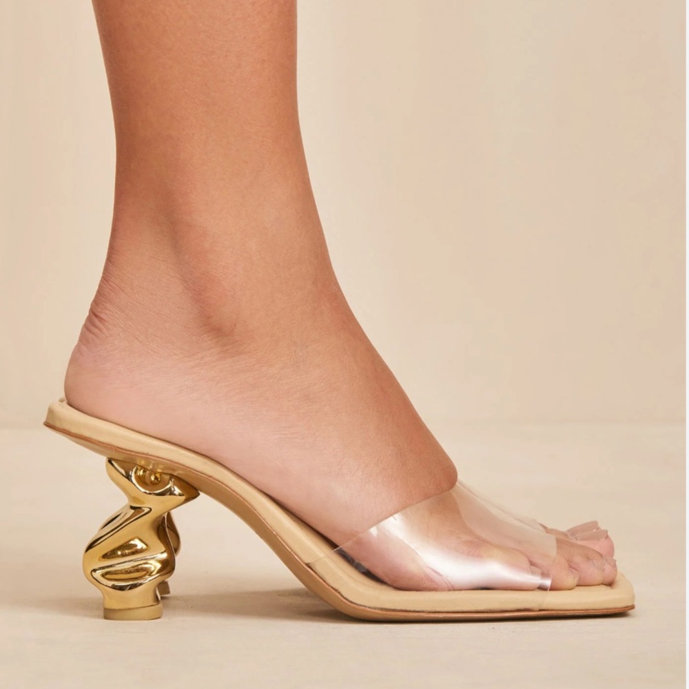 Cult Gaia Scrunch Sandal